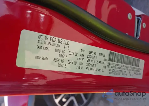 2018 Jeep Compass Limited Fwd from USA, damaged, VIN 3C4NJCCB0JT375411